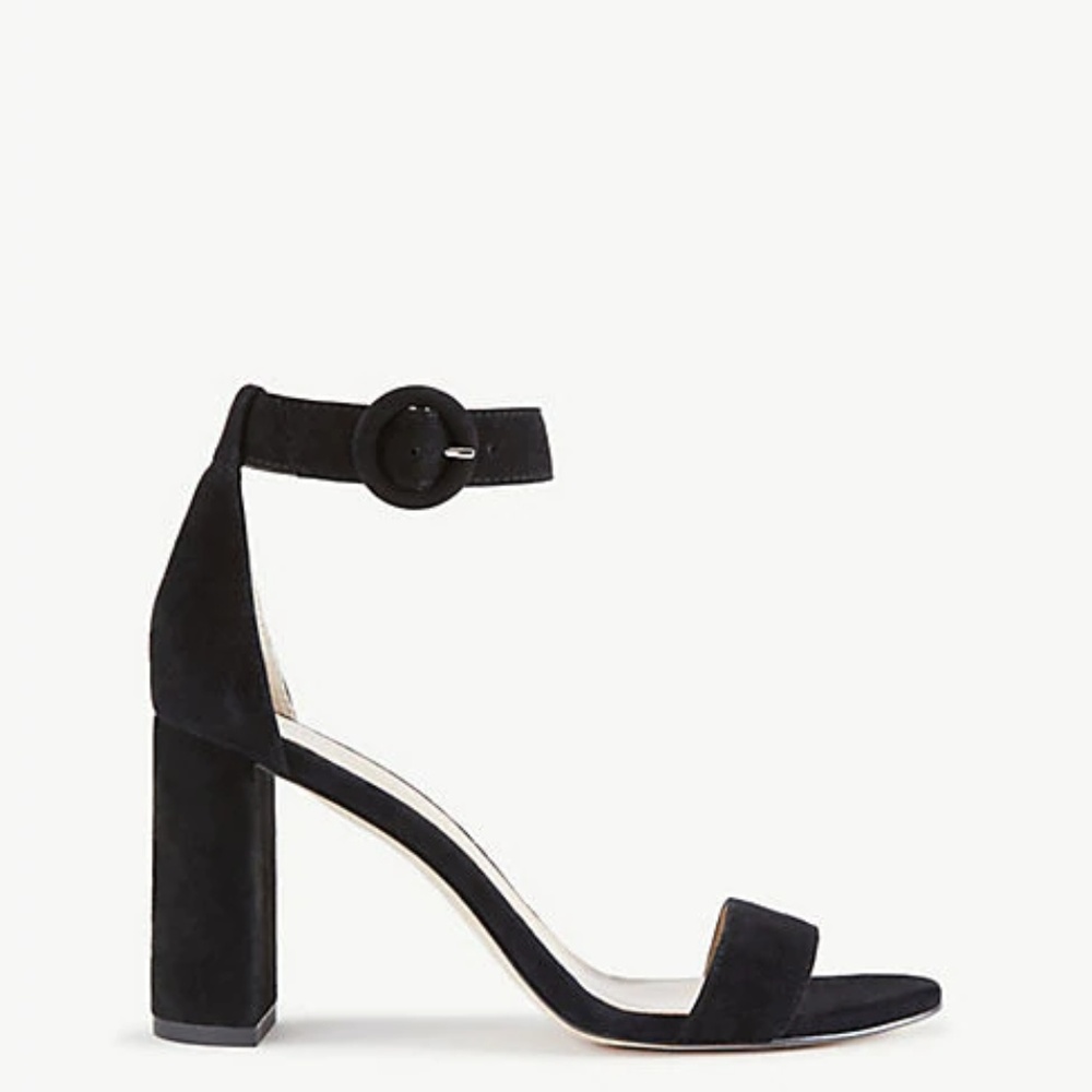 NWT Ann Taylor Women's Leannette Suede Block Heels - Picture 2 of 2